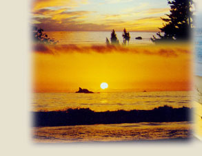 Sunset views in Brookings, Oregon